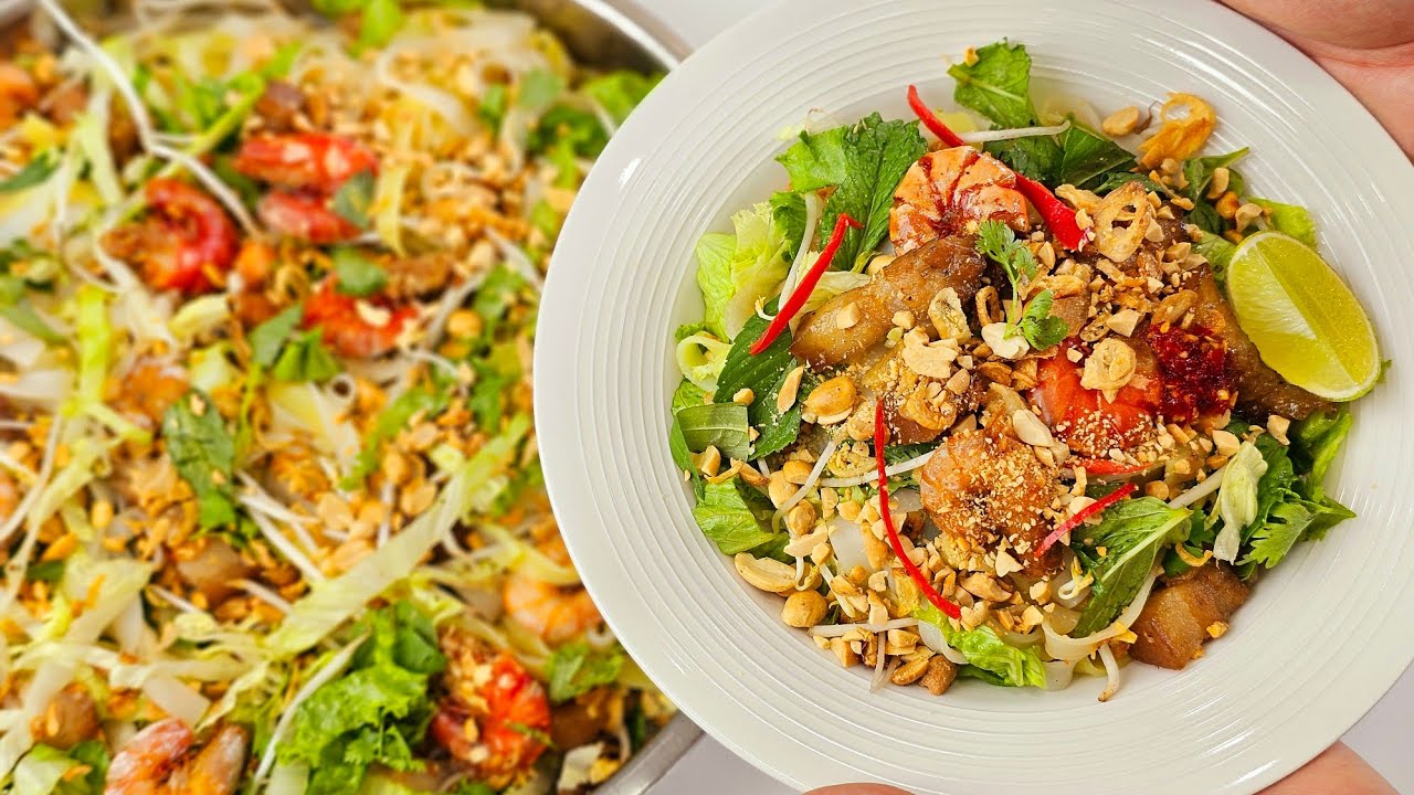 Hương vị quê hương: Mộc mạc mì Quảng trộn